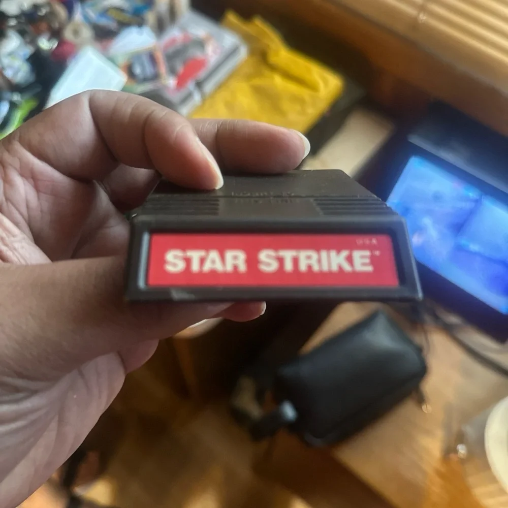 Vintage Gaming Console with Dual Keypads